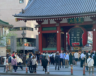 東京へ出張に行き驚き